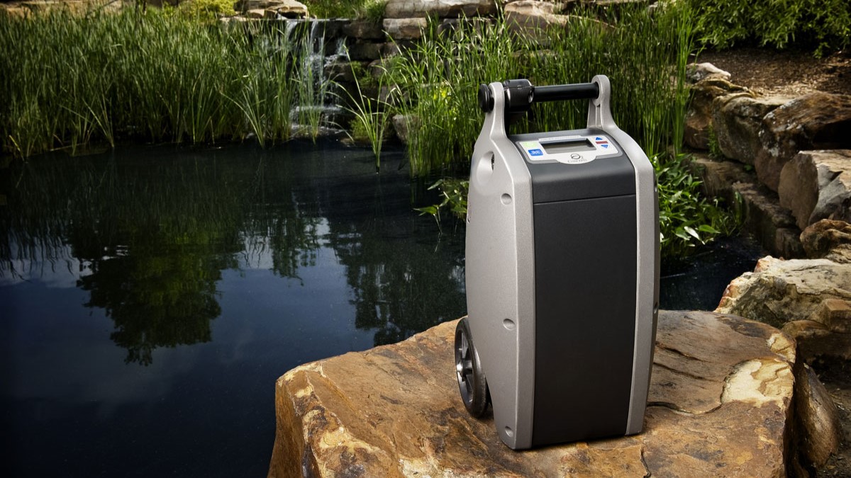 a portable oxygen concentrator